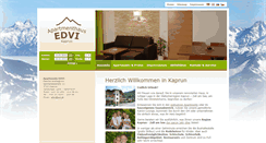 Desktop Screenshot of apartment-edvi.at